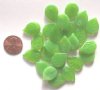 25 18x13mm Milky Green Opal Leaves